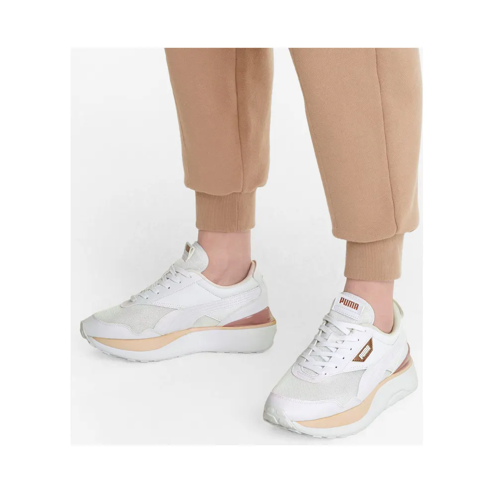 Puma Cruise Rider White/Pink (374865-01)