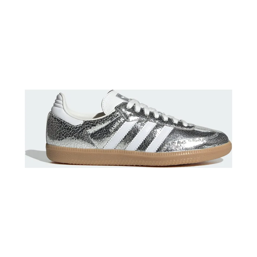 Adidas Samba OG Silver Metallic / Cloud White / Core White (JR0035)