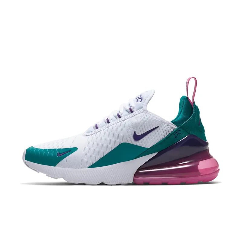 Nike Air Max 270 Bright Spruce Purple (W) White/Voltage Purple/Bright Spruce (CW7061-100)