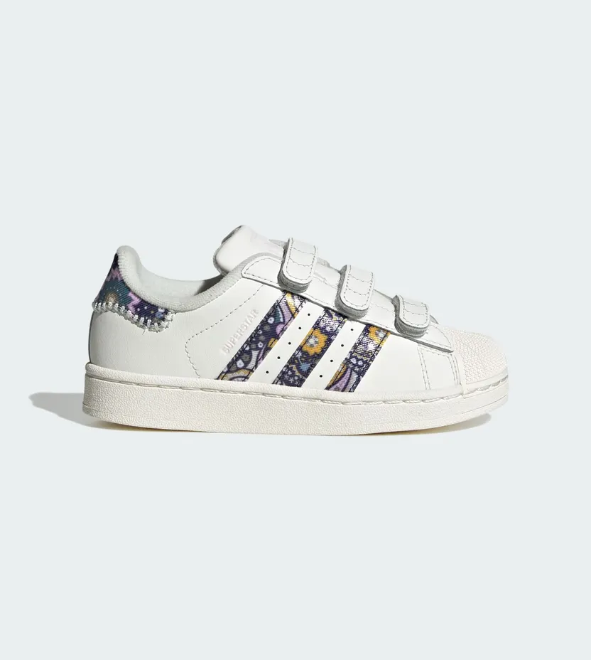 Adidas ADIDAS LIBERTY LONDON ADIDAS SUPERSTAR II COMFORT CLOSURE SCHOENEN Core White / Orchid Fusion / Gum (KJ7484)