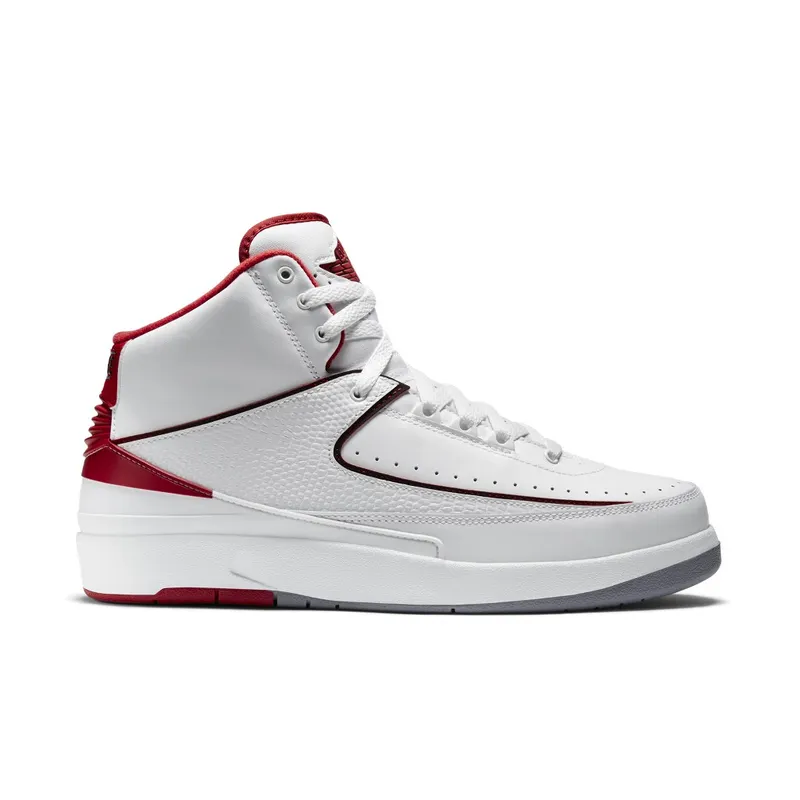 Air Jordan Nike AJ II 2 Retro White Red (2014) (385475-102)