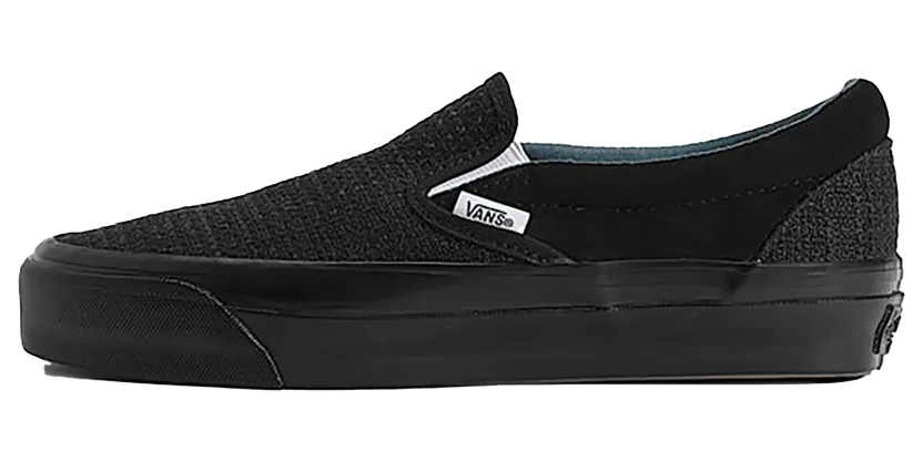 Vans Classic Slip On Prem 98 LX “Tweed Black” (VN000D9WBLK)