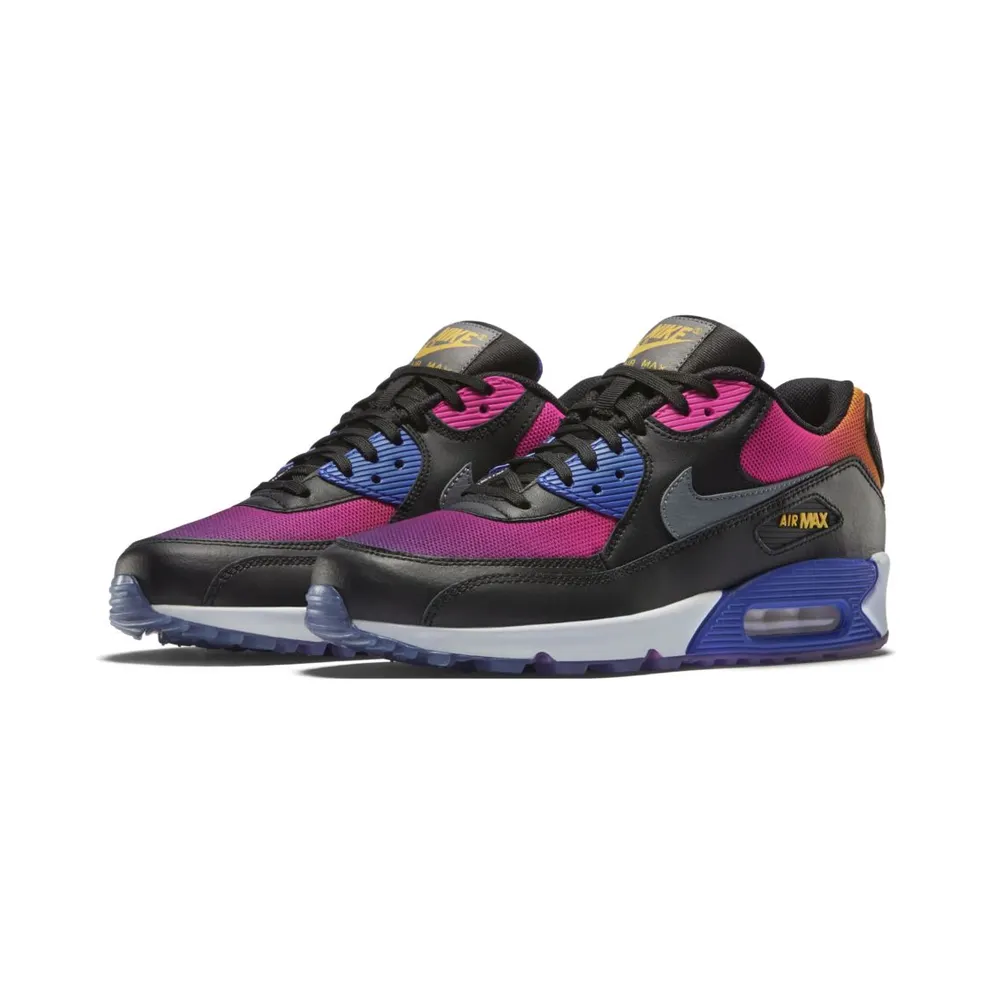 Nike Air Max 90 SD Gradient Black/Persian Violet-Volt-Pink Force (724763-005)
