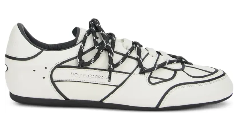 Dolce & Gabbana Dolce & Gabbana contrast-piping lace-up “White” (CS2448A0703)