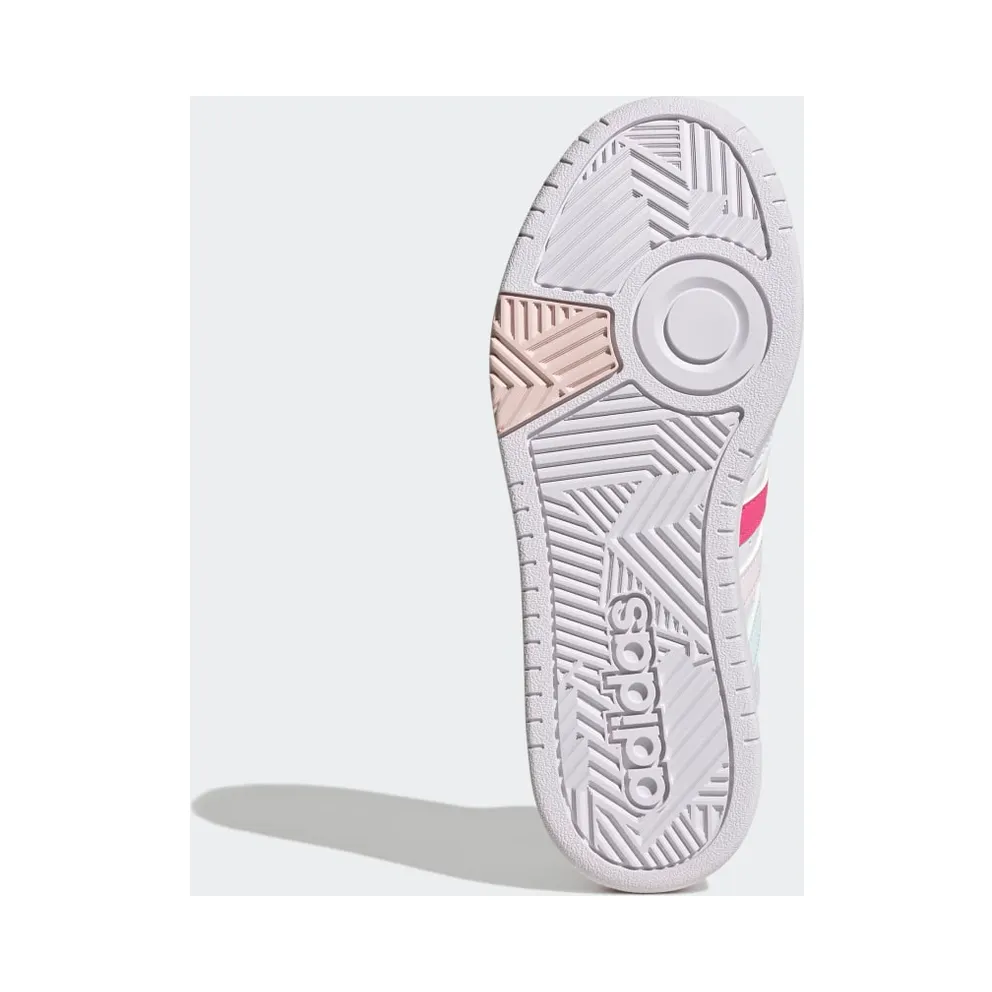 adidas Hoops 3 Mid Lifestyle Basketball Classic World Friendship Day Cloud White / Pulse Magenta / Almost Pink (GX7235)