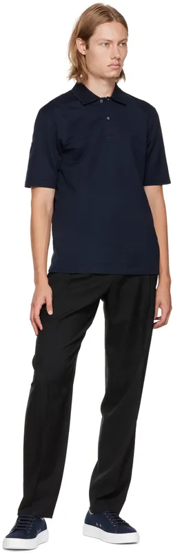 Salvatore Ferragamo Navy Recycled Cotton (751461 020709005)