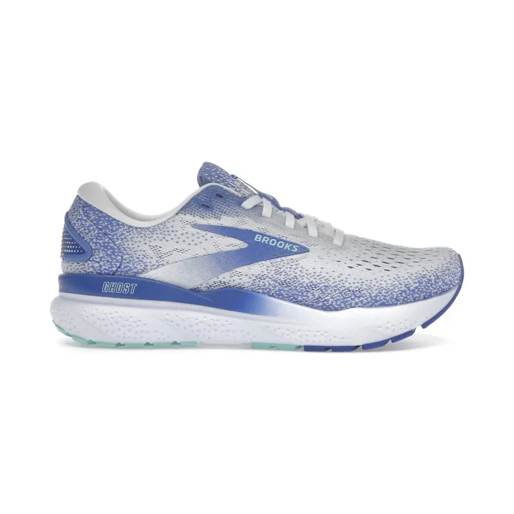 Brooks Ghost 16 White Amparo Blue Limpet Shell (120407-1B-152)