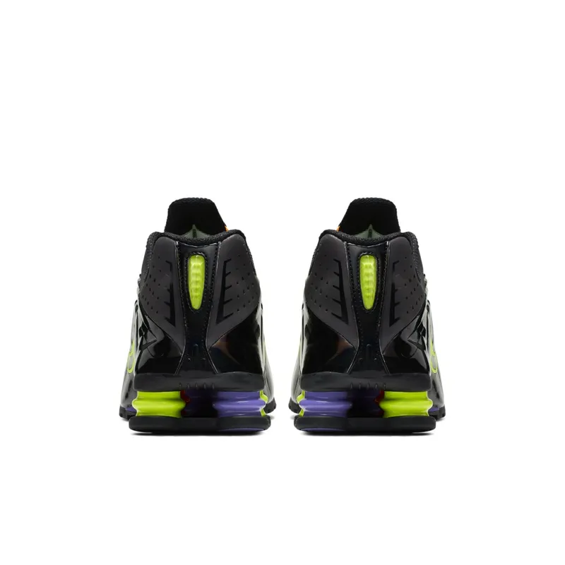 Nike Shox R4 Gel Black Neon Black/Volt-Orange (CI1955-074)