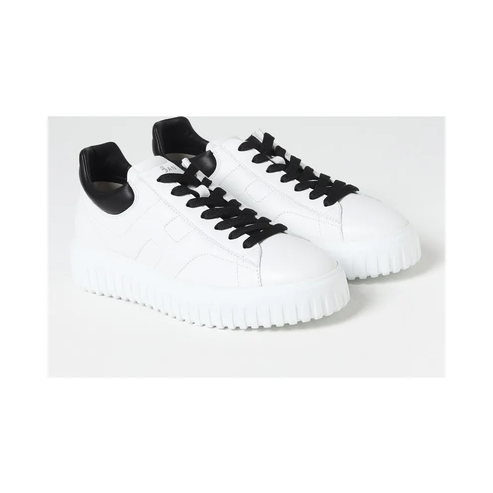 Hogan H-Stripes Leather Sneakers White (HXM6450FC60LE90001)