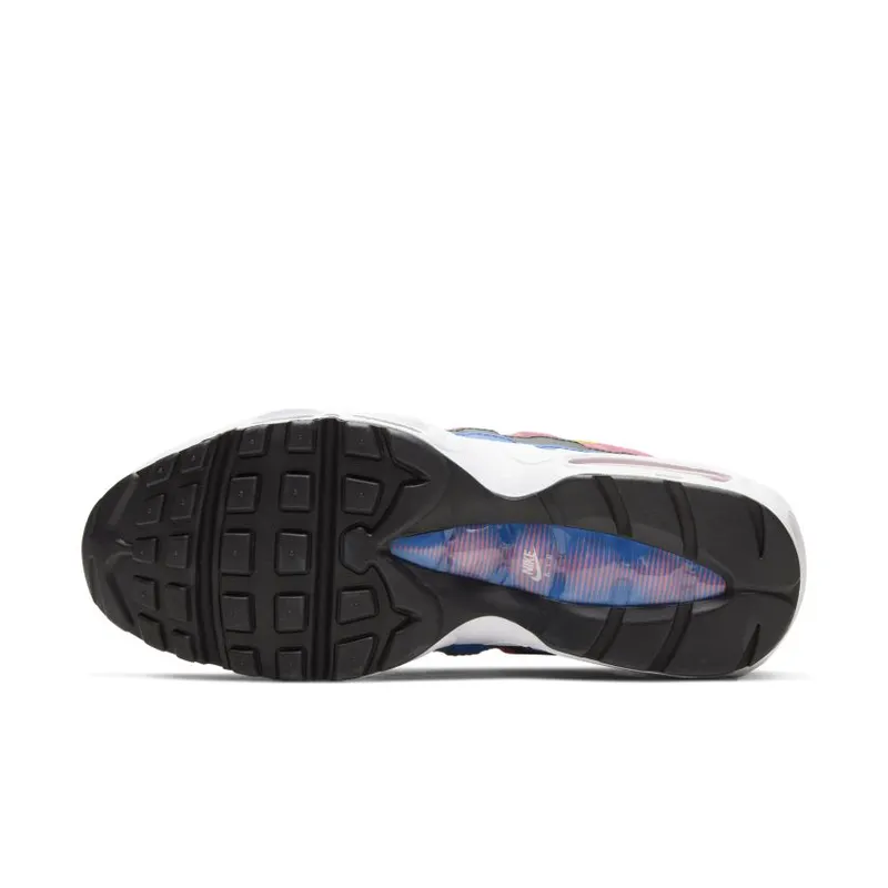 Nike Air Max 95 Multicolor Suede Yellow/Blue-Pink (CZ9170-700)