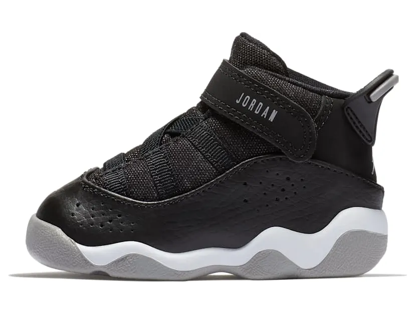 Jordan RETRO 6 RINGS TD “Black / Matte Silver / White” (323420-021)