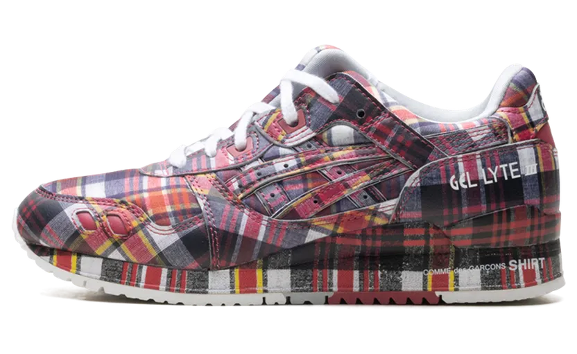 Asics Gel-Lyte 3 07 Remastered “Comme des Garçons SHIRT Red Plaid” (1203A824-600)
