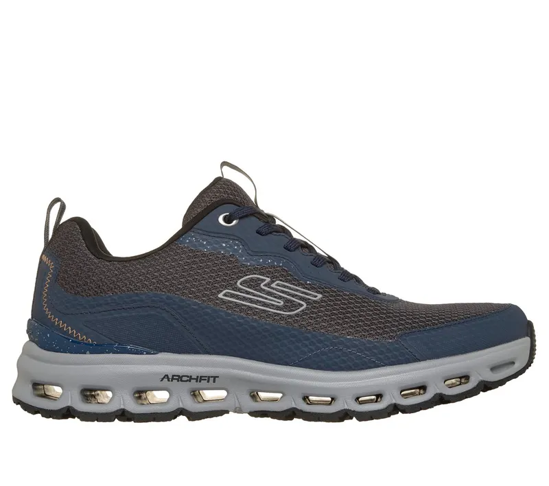 Skechers Waterproof: Arch Fit Glide-Step All-Terrain – Peak Crest Sneaker Marine/Houtskool