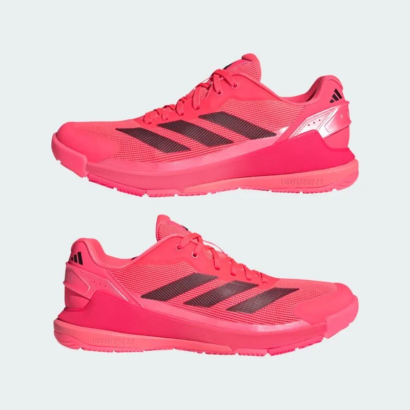 Adidas Crazyquick Padelschoenen Solar Turbo / Core Black / Lucid Red (KI3587)