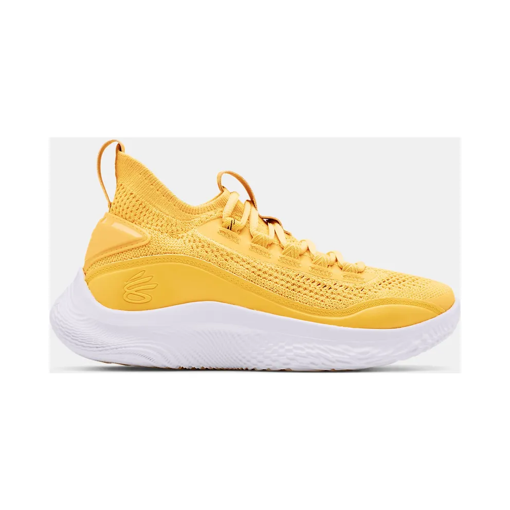 Under Armour Basketball Shoes Grade School Curry Flow 8 Yellow (3023527-701)