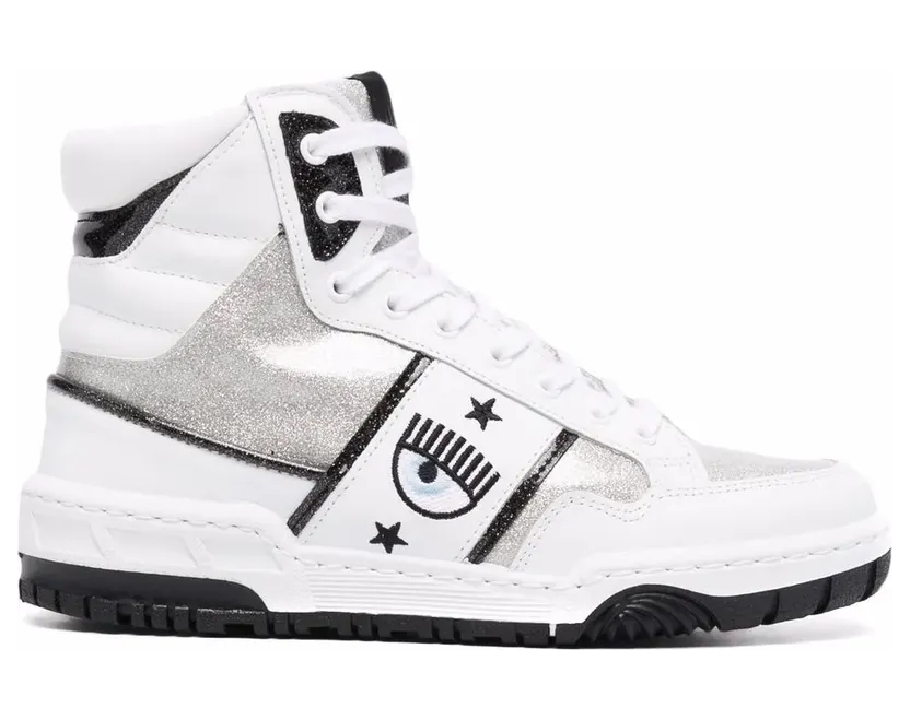 Chiara Ferragni High-top met patroon “White” (CF2834)