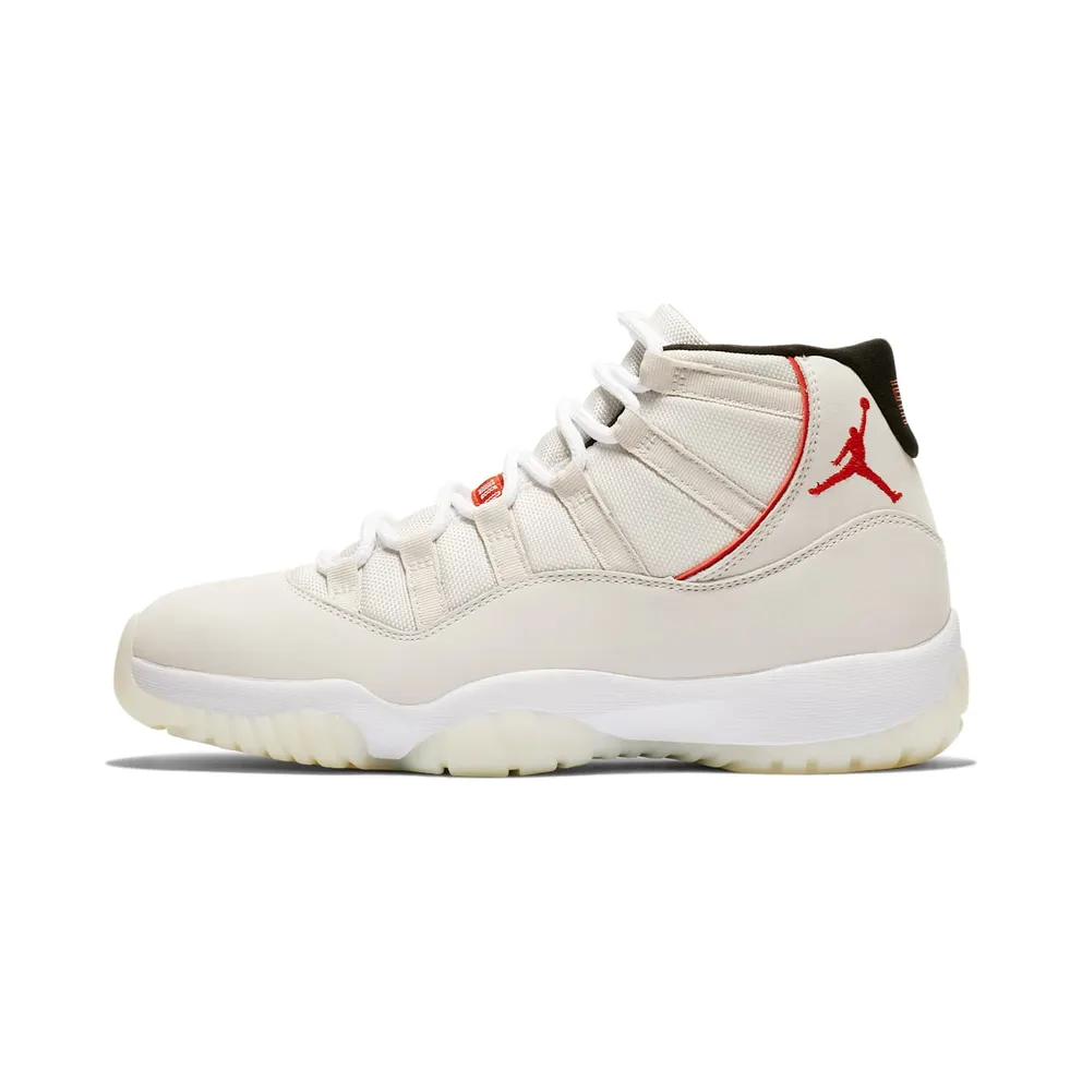 Jordan 11 Retro Platinum Tint Platinum Tint/Sail-University Red-Black (378037-016)