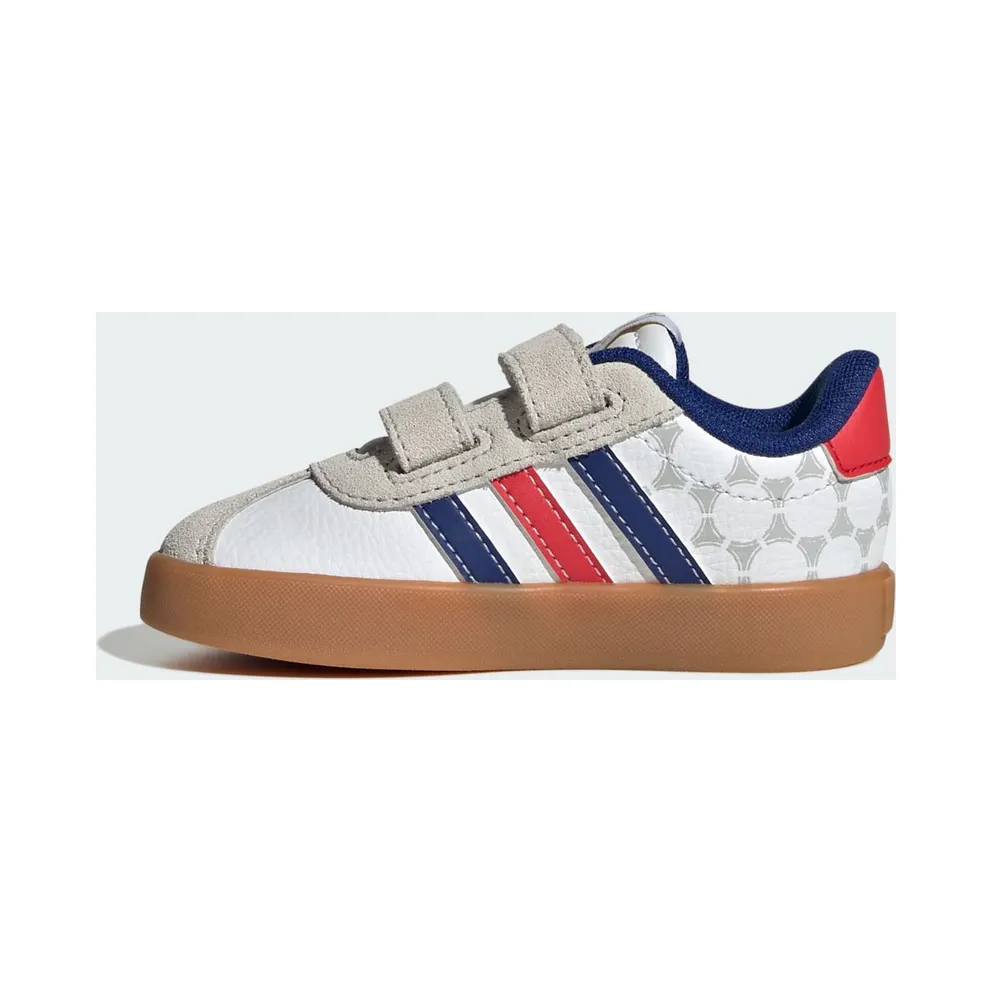 Adidas VL Court 3.0 Peuters Cloud White / Pure Ruby / Mystery Ink (KJ6131)