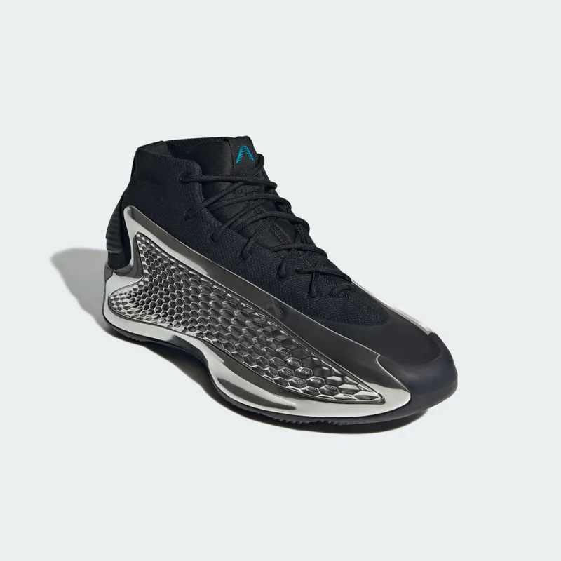 Adidas Anthony Edwards 1 Low Core Black / Silver Metallic / Core Black (JI0424)