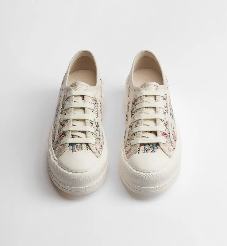 DIOR Walk’n’Dior-sneaker met plateauzool (KCK545FLO-S62W) (2)