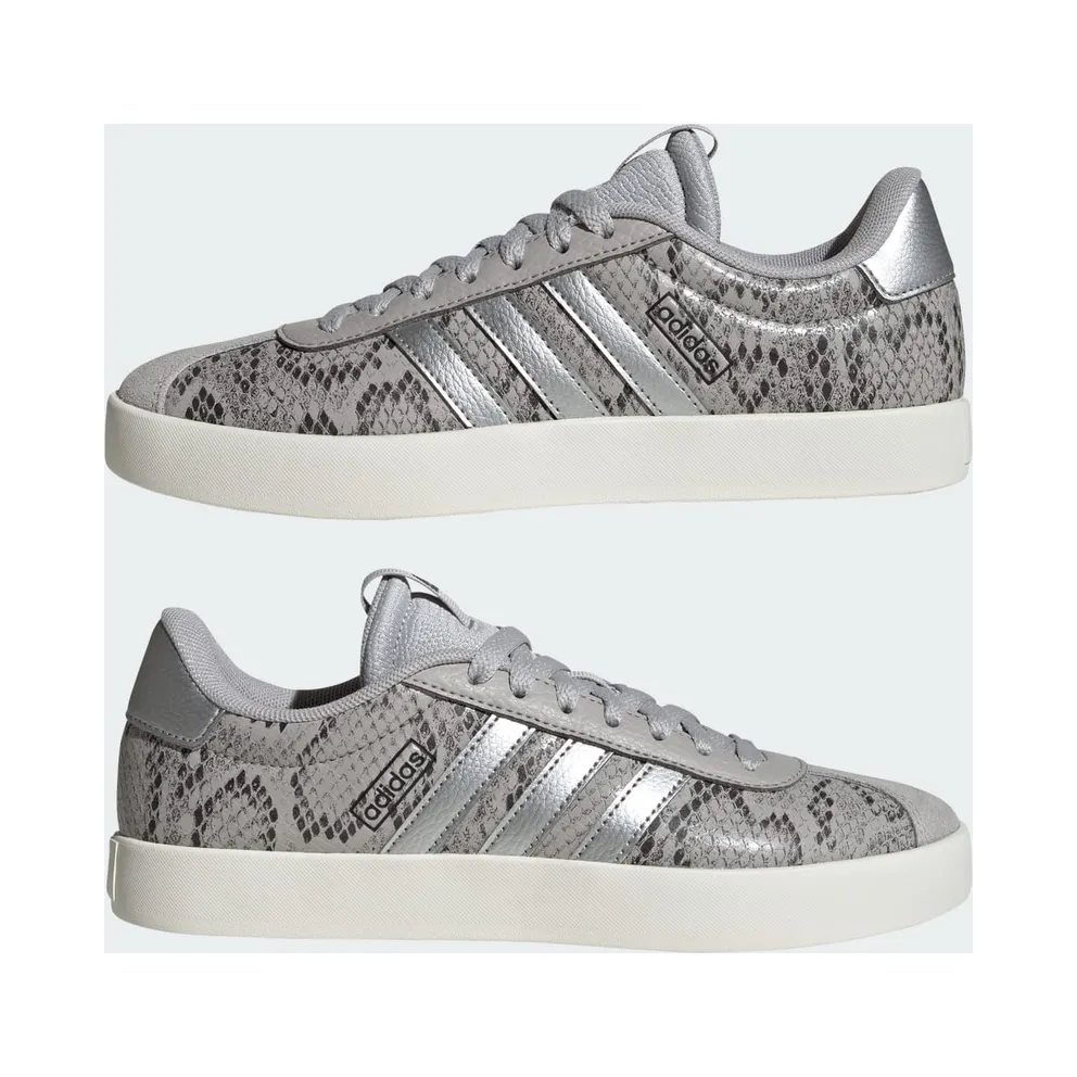 Adidas VL Court 3.0 Grey Two / Silver Metallic / Off White (JR8669)