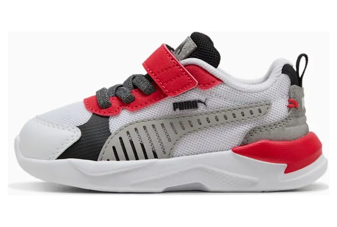 Puma X-Ray MID 90s “Puma White / Gray Echo / For All Time Red” (405025_01)