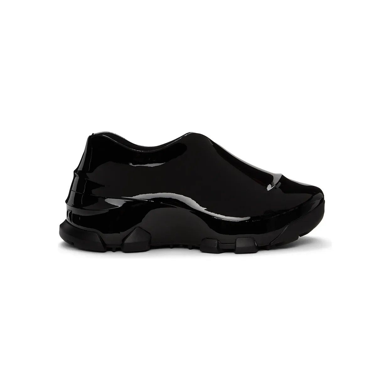 Givenchy Black Shiny Monumental Mallow Low Sneakers (BEZ00PE184)