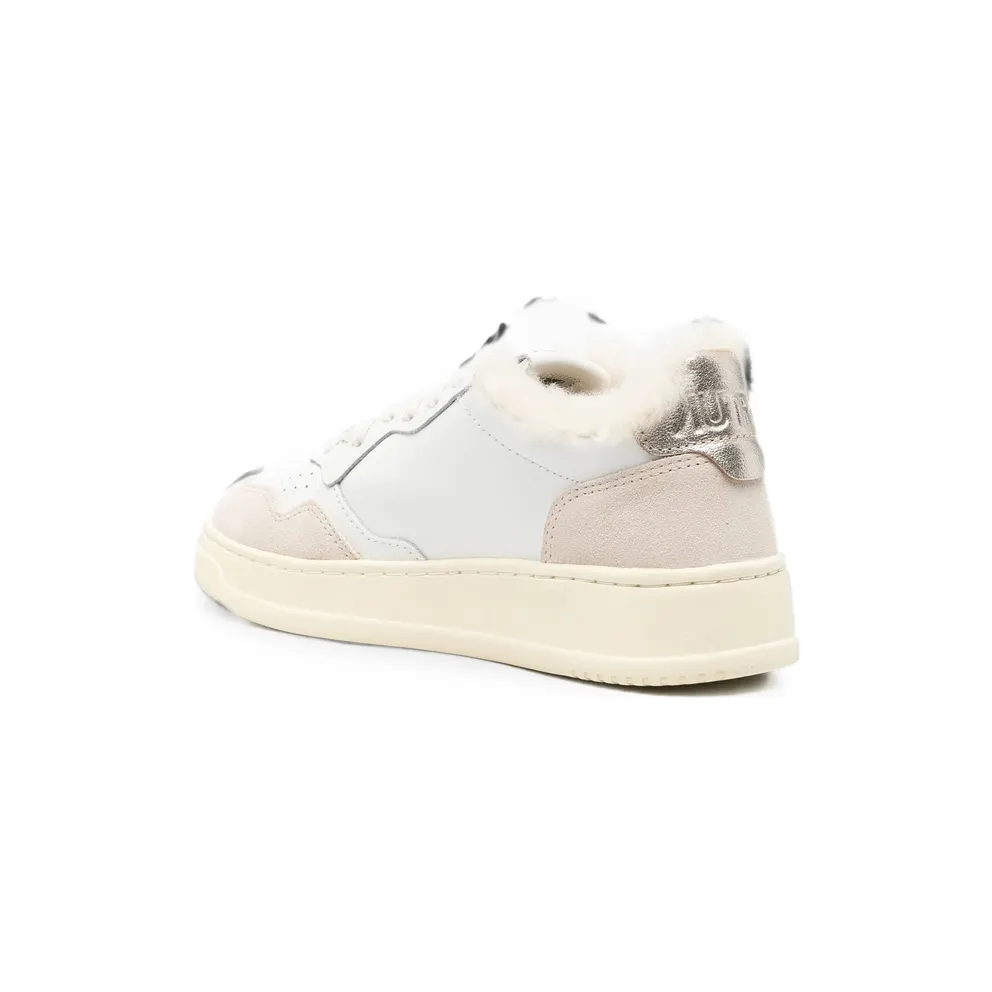Autry Medalist “Shearling / White Neutrals” (AUXW LS75)