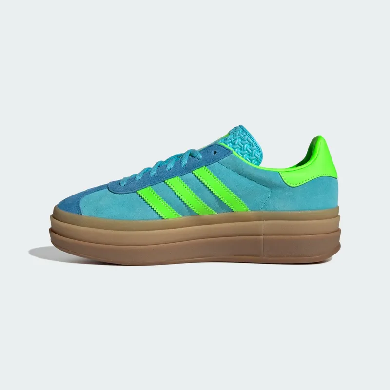 adidas Gazelle Bold Blue Glow Solar Green Bright Blue (JS3896)