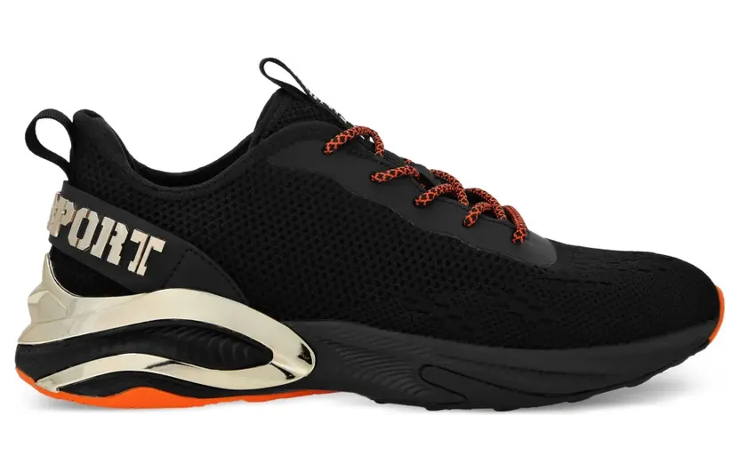 Plein Sport Nitro Xtreme sneakers met logodetail – Zwart (SAESUSC0747STE003N)