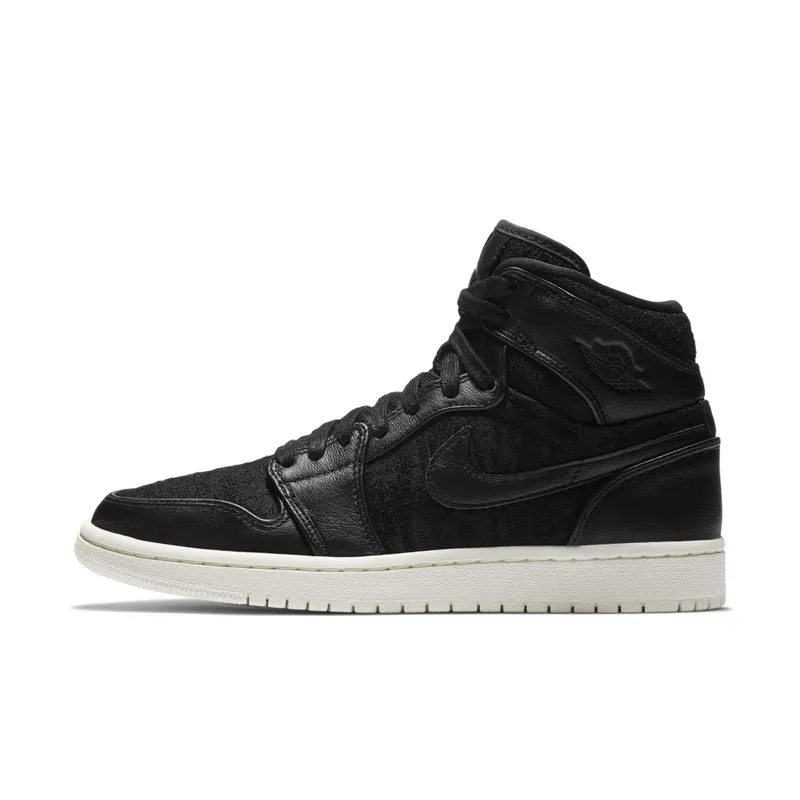 Jordan 1 Retro High Black Sail (W) Black/Black (AH7389-001)
