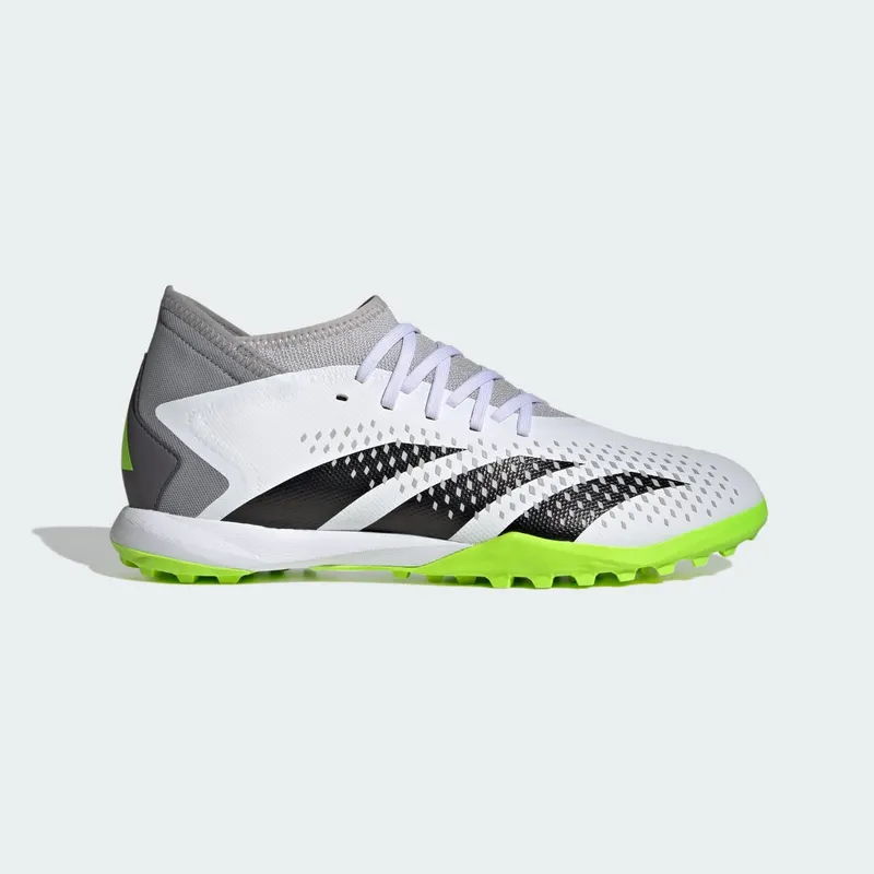 adidas Predator Accuracy.3 Turf Cloud White Core Black Lucid Lemon (GZ0004)