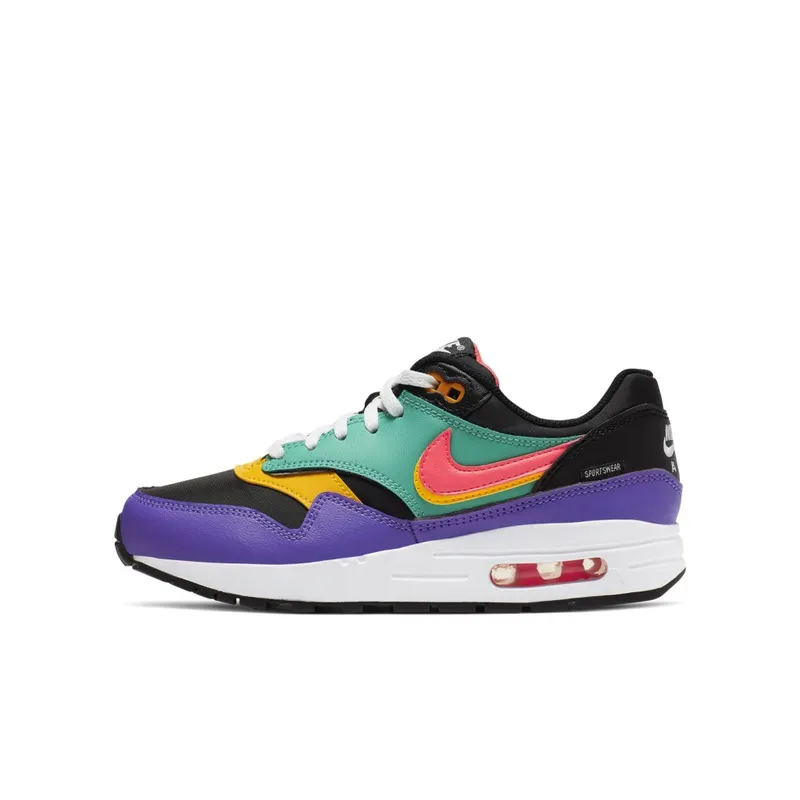 Nike Air Max 1 Game Change Black Kinetic Green (GS) Black/Kinetic Green/Psychic Purple (CJ6958-001)