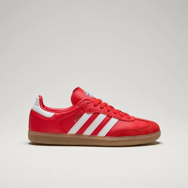 Adidas Samba FC Bayern München Red / Cloud White / Red (JQ4039)