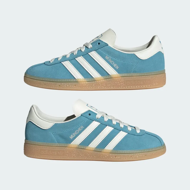 Adidas Muenchen Preloved Blue / Off White / Silver Metallic (JS3991)
