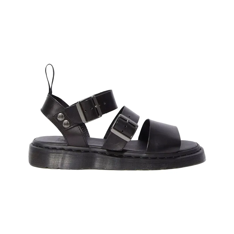 Dr. Martens Gryphon Brando Leather Gladiator Sandals Black (15695001)