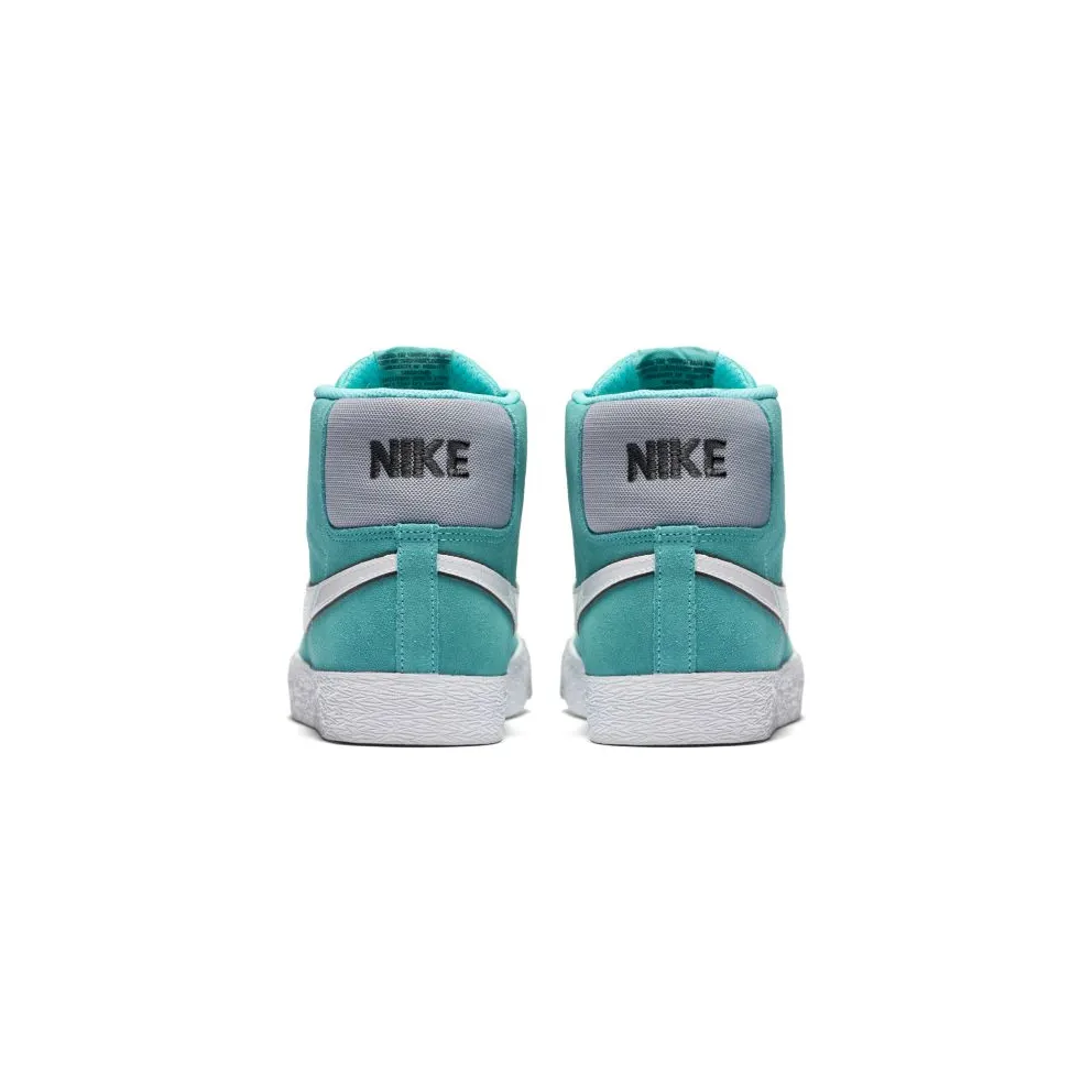 Nike SB Blazer Hyper Jade Hyper Jade/White-Wolf Grey-Metallic Silver (819861-310)