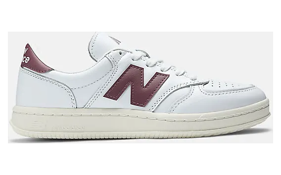 NEW BALANCE T500 “White / Washed Burgundy” (CT500LPB)