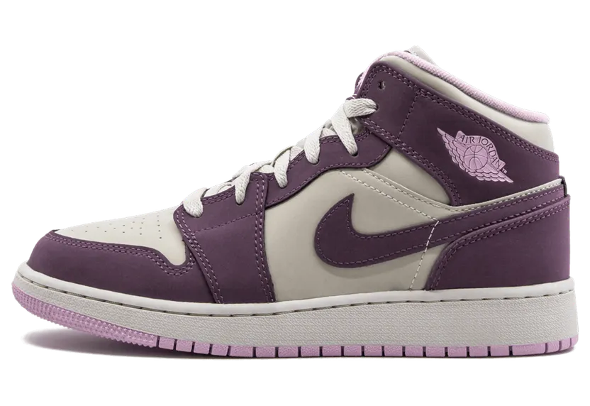 Air Jordan 1 Mid GS Pro Purple (555112-500)