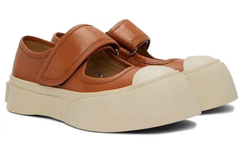 Marni Orange Pablo Sneakers (SNZW003120 P2722) (4)