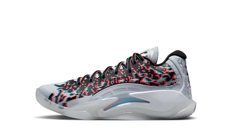Jordan ZION 3 GS “Football Grey/Black/Flash Crimson/Chlorine Blue” (FZ4792-060)