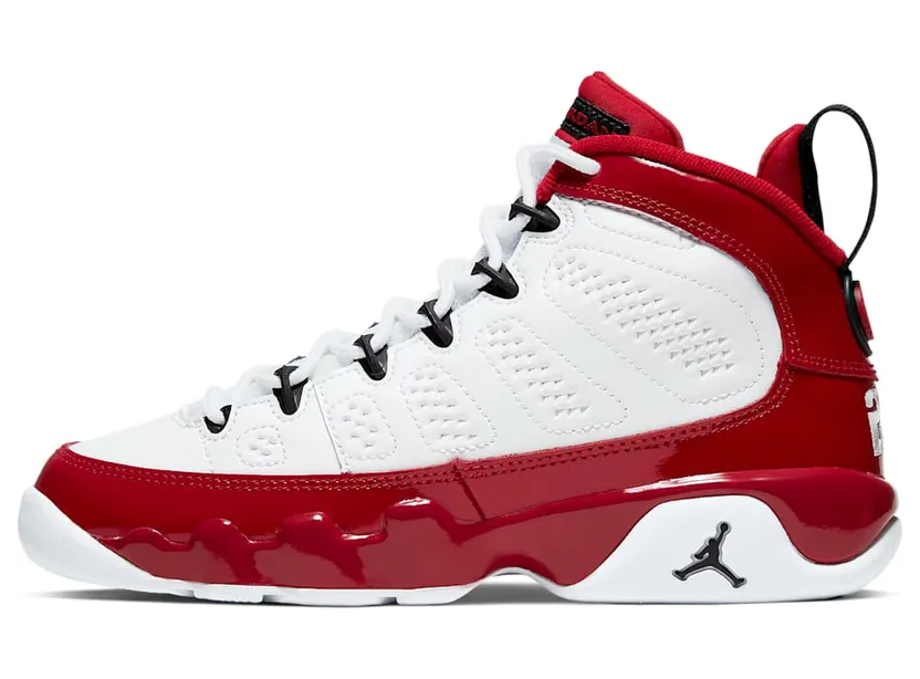 Jordan 9 Retro White Gym Red (GS)