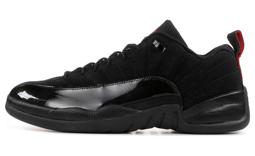 Jordan 12 Retro Low Black Patent