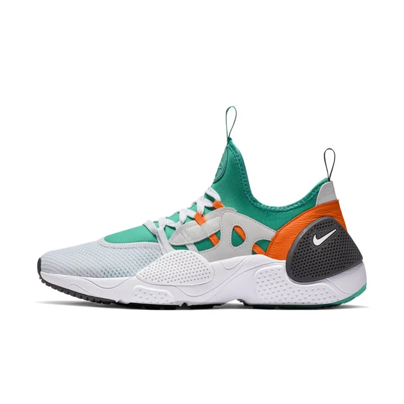 Nike Huarache Edge Sneaker of the Gods White/White-Clear Emerald-Total Orange (BQ5206-100)