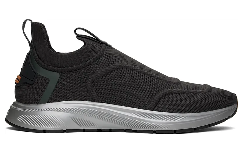 ZEGNA Gray Slip-On Sneakers (LHUTS-S5483Z)