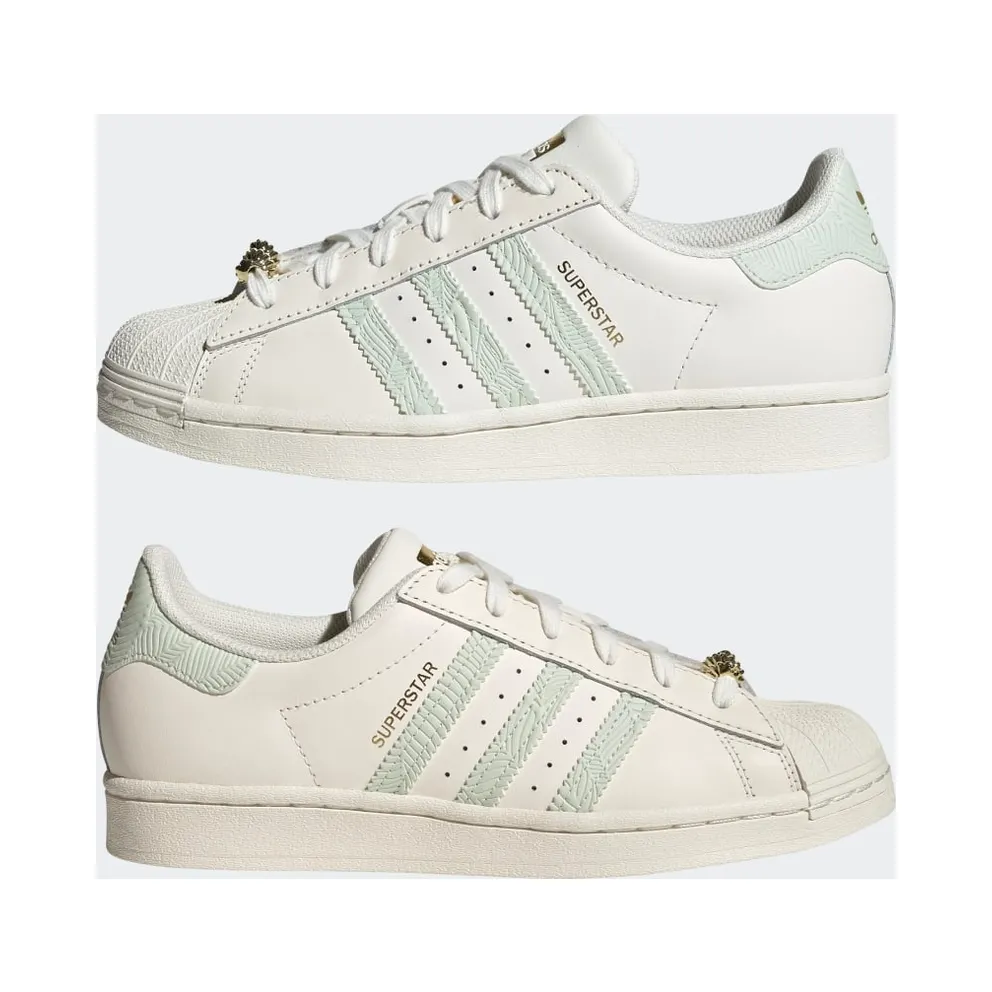 Adidas Superstar Cloud White / Linen Green / Off White (HQ6963)
