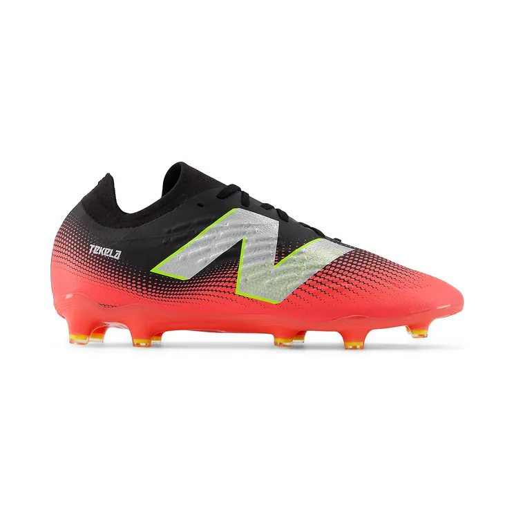 New Balance Tekela Magia V4+ Low Laced FG Black Energy Red Metallic Silver (ST2FLR45)