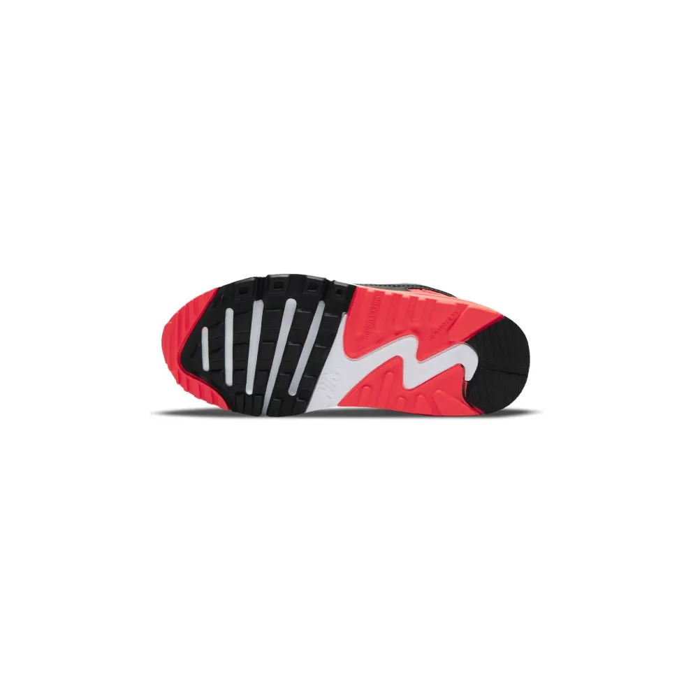 Nike Air Max 90 Infrared 2020 (PS) White/Black-Cool Grey-Radiant Red (DC8332-100)