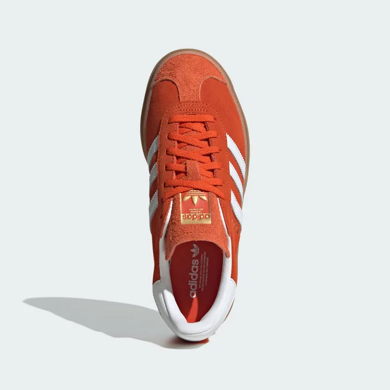 adidas Gazelle Collegiate Orange / Cloud White / Gold Metallic (IG8672)