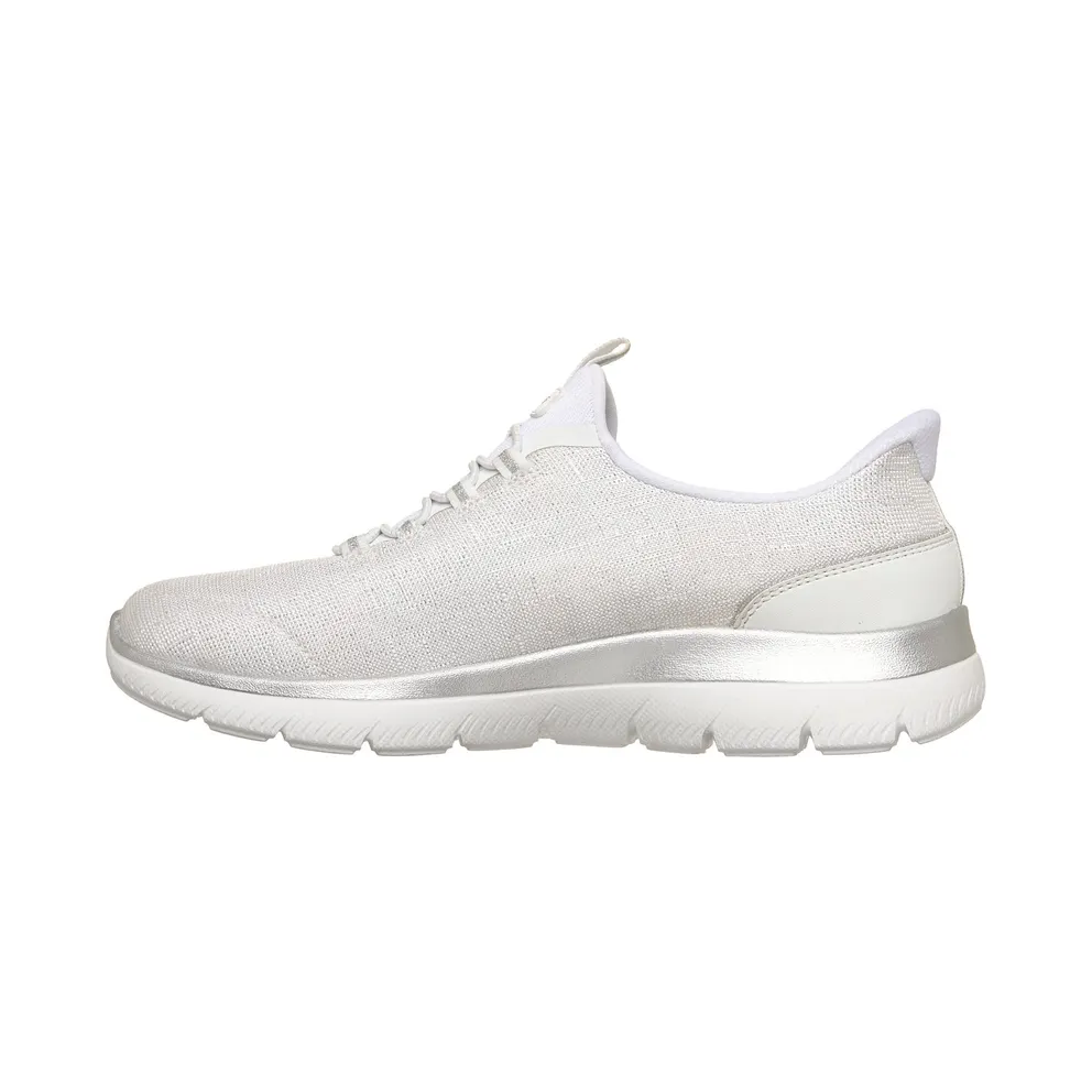 Skechers Slip-ins: Arch Fit Summits – Diamond Grace Sneaker White/Silver